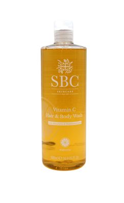 SBC Vitamin C Hair & Body Wash 500ml mit Mandarinen- und Limettenextrakten