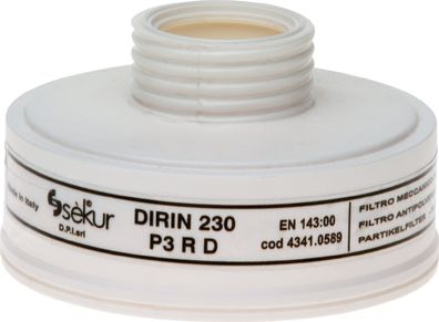 Partikelschraubfilter DIRIN 230 EN 143, DIN EN 148-1 P3R D f.40 00 370 800+ -801