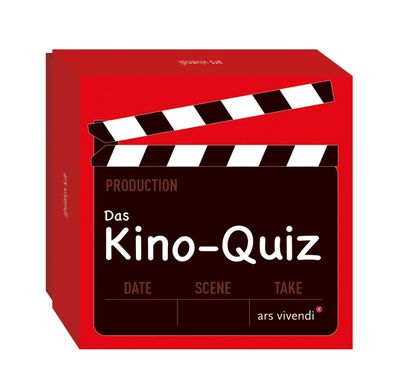 Kino-Quiz (Neuauflage) Box mit 66 Spielkarten und Anleitung