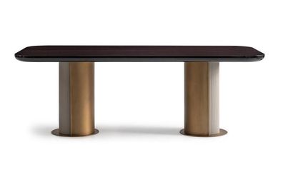 Esstisch Esszimmertisch Tisch Holztisch Holz Esszimmer Braun Luxus