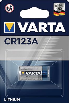 Batterie ULTRA Lithium 3 V CR123A 1430 mAh CR17345 6205 1 St./ Bl. VARTA