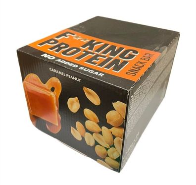 Fitking Protein Snack Bar, Caramel Peanut - 24 x 40g