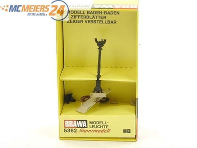 E299 Brawa H0 5362 Lampe Leuchte nostalgische Uhr "Baden-Baden" * geprüft*