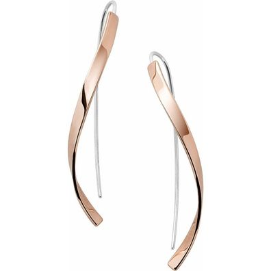 Luxury steel bicolor earrings SKJ1328791