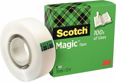 Scotch® Magic-Tape Klebeband 19mmx33m 810 unsichtbar M8101933