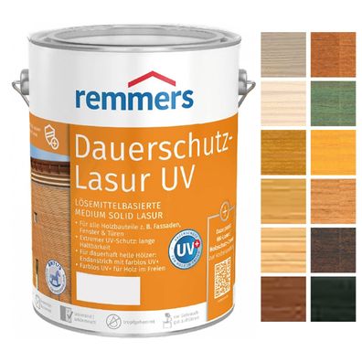 Remmers Dauerschutz Lasur UV Mittelschichtlasur Holzlasur 0.75L Farbwahl