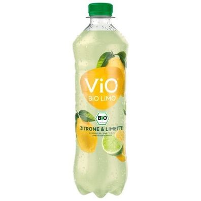 18 Flaschen Vio Bio Limo Zitrone Limett a 0,5 L inkl. Einwegpfand