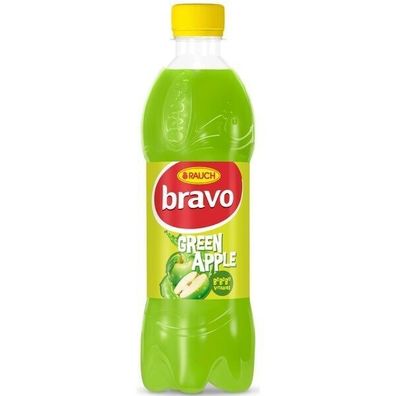 Rauch Bravo Green Apple 12x0.50 L Flasche EINWEG Pfand