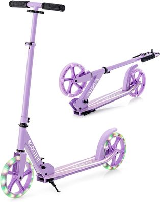 Scooter Roller klappbar, Tretroller höhenverstellbar, Cityroller 100kg Tragkraft