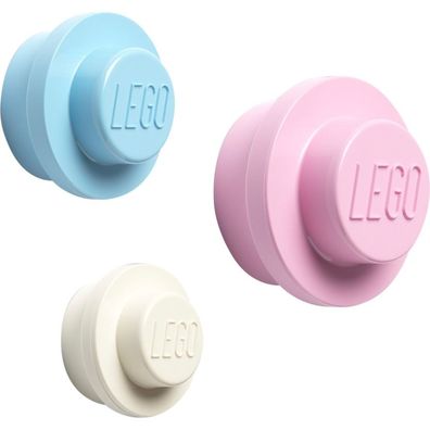 R.C. LEGO Wandhalter weiß, blau, rosa 40161736 - Room Copenhagen 40161736 - (Spiel...