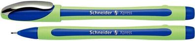 5x Schneider Xpress Fineliner 0,8mm 190003 blau Wasserbasis Filzstift NEU