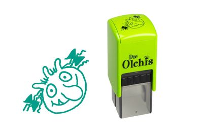 trodat® Die Olchis Schmuddelpfoten Stempel f. Mädchen Handstempel selbstfärbend