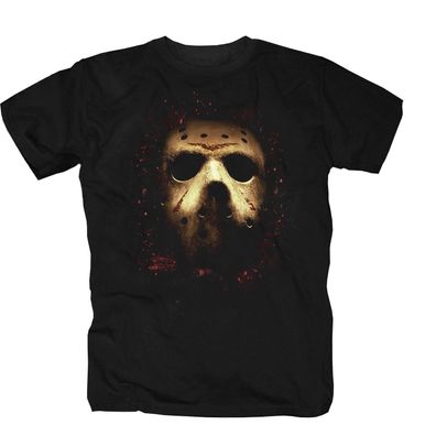 Jason Vorhees Maske Freitag der 13. Film Horror Serienmörder T-Shirt S-5XL