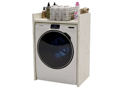 CraftPAK Waschmaschinenschrank geeignet für Waschmaschine & Wäschetrockner 66x97x48cm