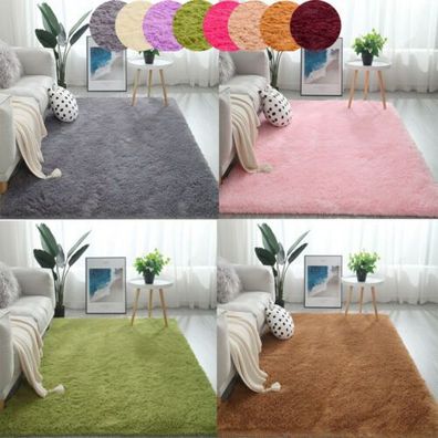 Shaggy Hochflor Teppich Carpet Farben und Groben Wohnzimmer Neu Top Angebot