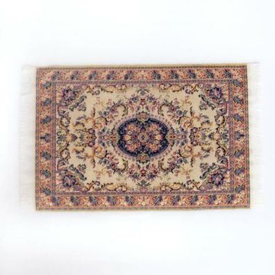 Puppenhaus Mini Turkischer Stil Teppich innen Ornament Matte 16x10cm