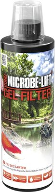 Microbe-Lift 473 ml Filterstarter Gel für Teichfilter Filterstarterbakterien