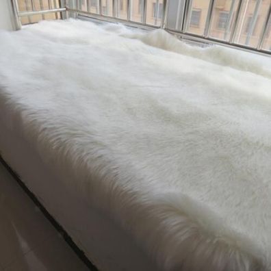Shaggy Flauschiger Bereich Teppichautosessel Sofa Sitzkissenbodenmatte Weib