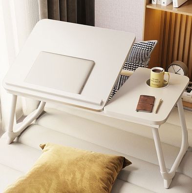 Faltbarer Laptop-Schreibtisch mit USB Anschluss - Perfekt für Betten und Schlafsäle