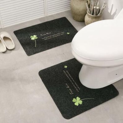 Home Badezimmer Weiche U Formige Toilette Boden Teppich Rutschfeste Badezimmer