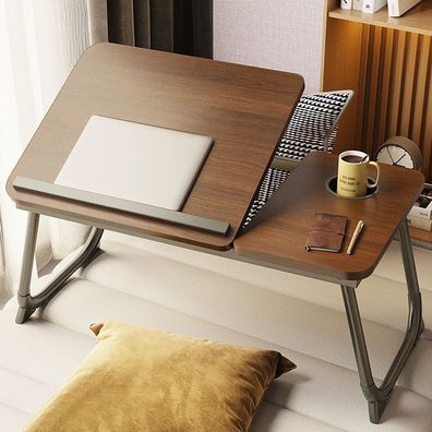 Faltbarer Laptop-Schreibtisch mit USB Anschluss - Perfekt für Betten und Schlafsäle