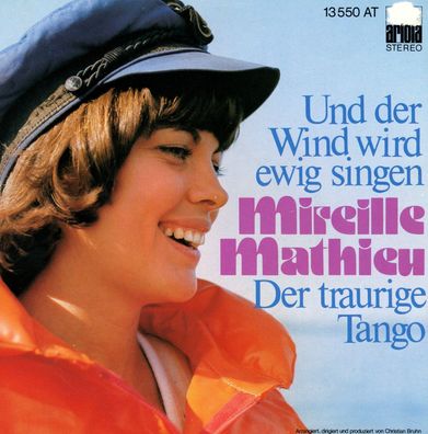 7" Cover Mireille Mathieu - Und der Wind wird ewig Singen