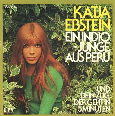 7" Cover Katja Ebstein - Ein Indio Junge aus Peru