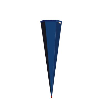 Roth Rohling, ultramarinblau, 85 cm, eckig, Rot(h)-Spitze