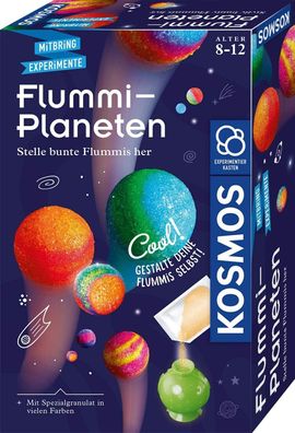 KOSMOS 657765 Flummi-Planeten, bunte Flummis selbst herstellen, coole Farbmuster
