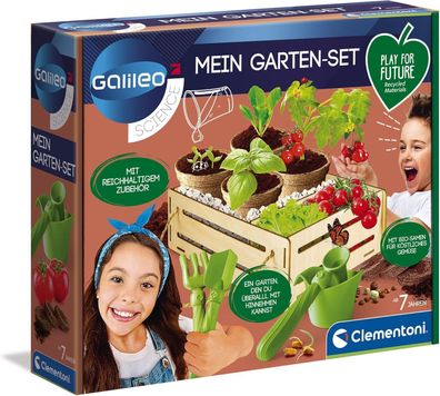 Galileo Play for Future, Mein Garten Set, Experimentierkasten Kinder, Biologie