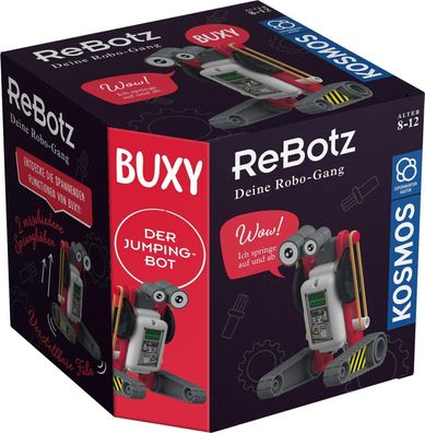 KOSMOS 601867 ReBotz - Buxy der Jumping-Bot, Mini-Roboter zum Bauen, Spielen