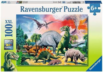 Ravensburger Kinderpuzzle - 10957 Unter Dinosauriern - Dino-Puzzle für Kinder