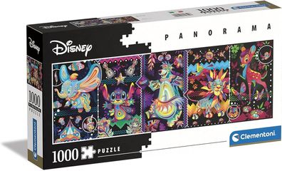 Clementoni 39659 Classics Stück Panorama Disney Joys-Puzzle 1000 Teile, Familie