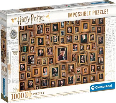 Clementoni 61881 Impossible Puzzle Harry Potter – Puzzle 1000 Teile ab 9 Jahren