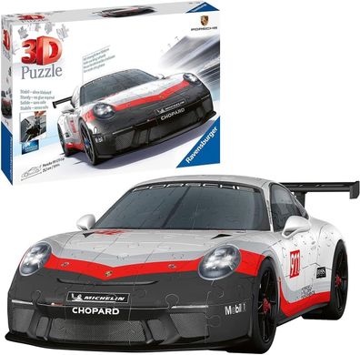 Ravensburger 3D Puzzle Porsche 911 GT3 Cup 11147 - Das berühmte Fahrzeug, Deko