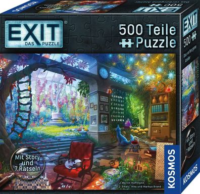 KOSMOS 683979 EXIT® – Das Puzzle: Das verborgene Atelier 500 Teile Puzzle Kinder