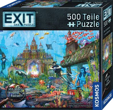 KOSMOS 683962 EXIT® - Das Puzzle Der Schlüssel zu Atlantis, 500 Teile Puzzle