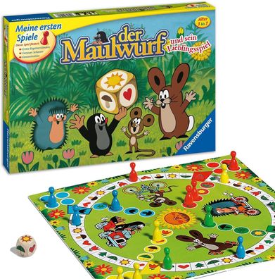 Ravensburger Kinderspiele 21570 - Der Maulwurf und sein Lieblingsspiel, Kinder