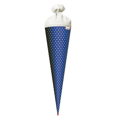 Roth Basteltüte, Ultramarinblau - weiße Sterne, 70 cm, rund
