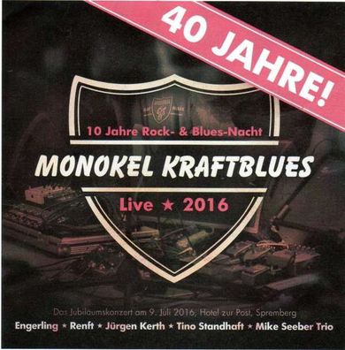40 Jahre Monokel Kraftblues: Live 2016 - BuschFunk - (CD / #)