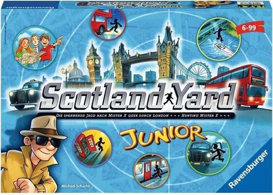 Ravensburger 22289 - Scotland Yard Junior, Brettspiel für 2-4 Spieler, Kinder