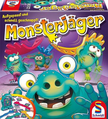 Schmidt Spiele 40557 Monsterjäger, Aktionsspiel, bunt, Gesellschaftsspiel Kinder