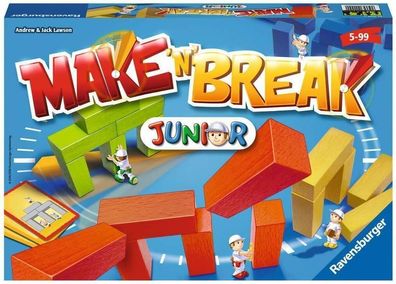 Ravensburger 22009 - Make 'n' Break Junior - Gesellschaftsspiel für die Familie
