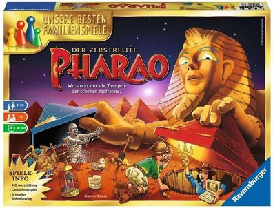 Ravensburger 26656 - Der zerstreute Pharao - Gesellschaftsspiel für die Familie