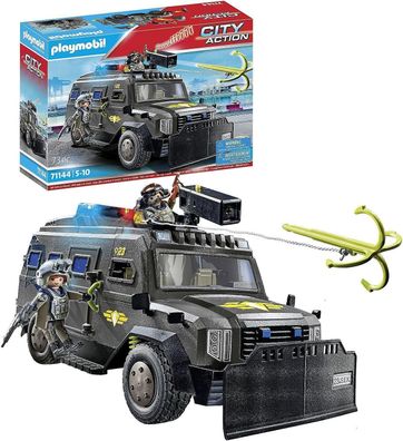 Playmobil City Action 71144 SWAT-Geländefahrzeug, SEK-Gelände Fahrzeug, Kinder