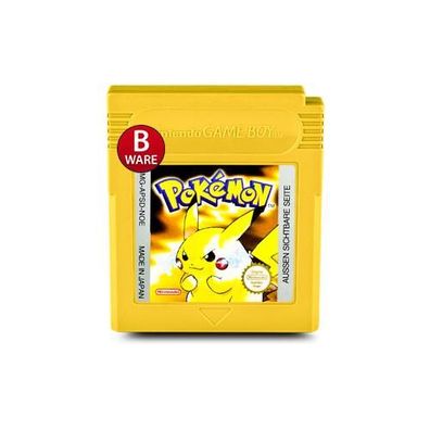 Gameboy Spiel Pokemon Gelb - Gelbe Edition (B-Ware) #001B