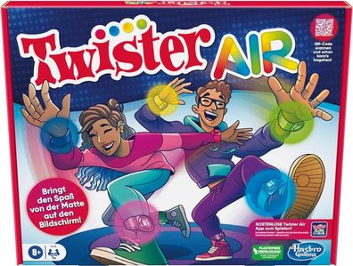 Hasbro Twister Air Spiel, AR Twister App Spiel, Verbindung mit Smart Geräten
