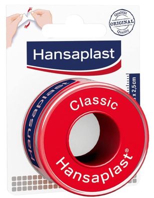 Hansaplast Fixierpflaster Classic - Wundverband 5m