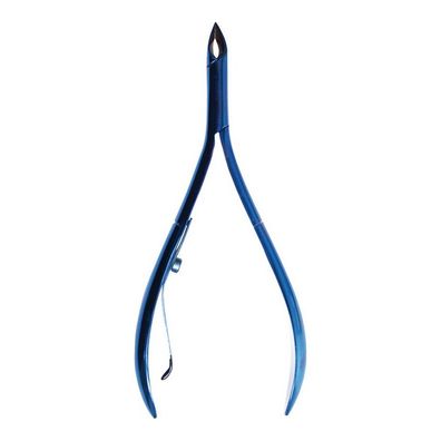 Eurostil Corta-Cuticulas Alicate 10cm Titanio Color Azul 1un