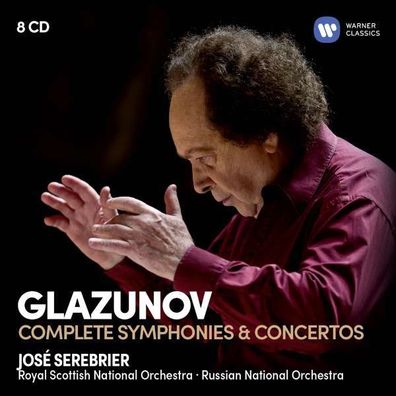 Alexander Glasunow (1865-1936): Sämtliche Symphonien & Konzerte - - (CD / Titel: H